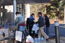 市民への給水所の設置