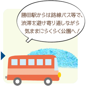バスで
