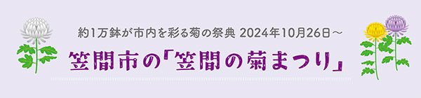 約1万鉢が市内を彩る菊の祭典 10月26日〜 笠間市の「笠間の菊まつり」