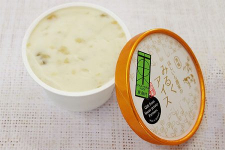 ほしいも農家のミルクアイス